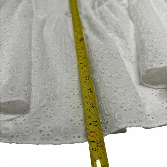 1. State Size Large White Eyelet Tiered Maxi Skirt - Picture 3 of 5